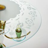 Vintage chandelier attributed to Pietro Chiesa for Fontana Arte, Italy, 1930s.