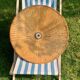 XXL vintage woven wicker pendant light