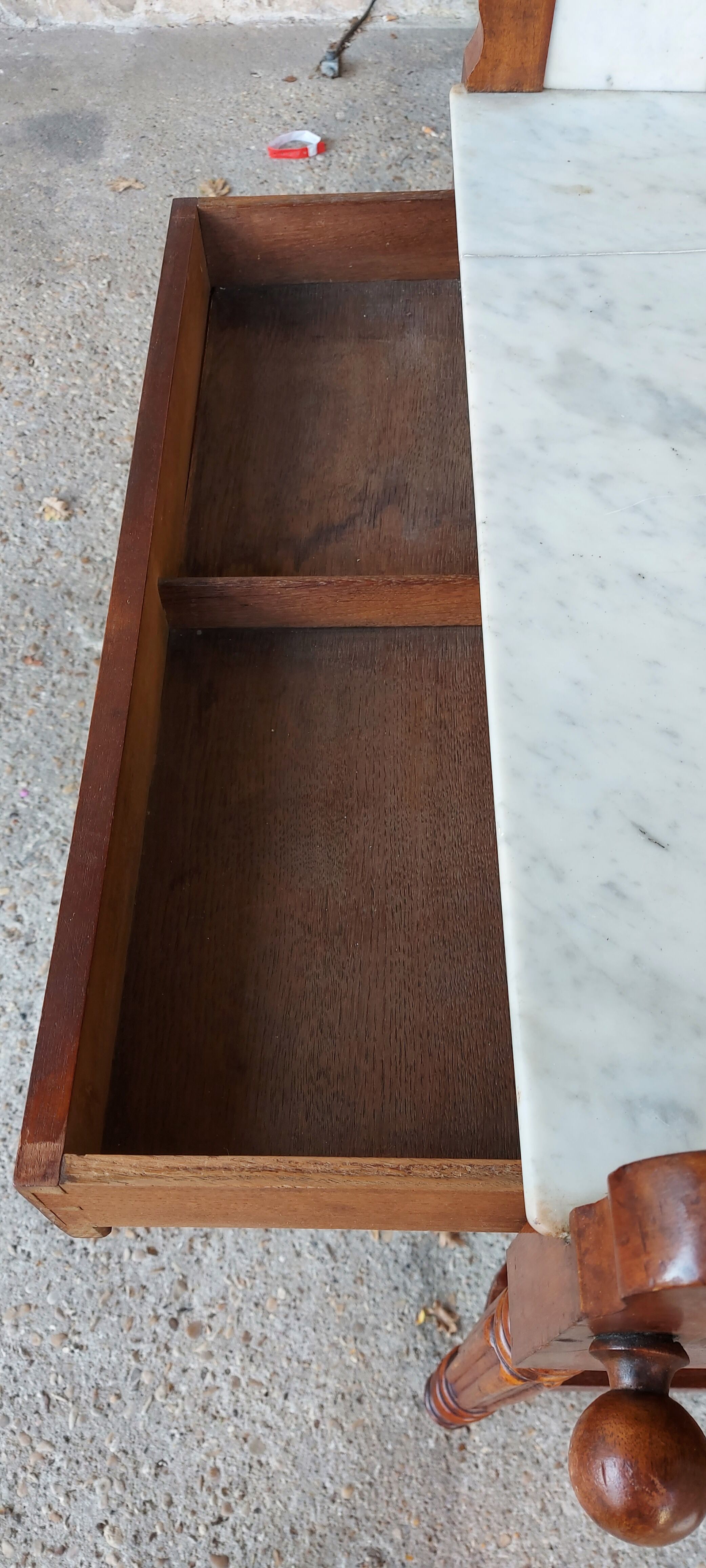 Antique hairdresser, Louis Philippe style with mirror