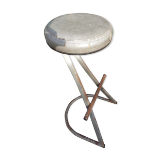 Steel workshop top stool