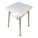 Tabouret vintage en skaï et chrome