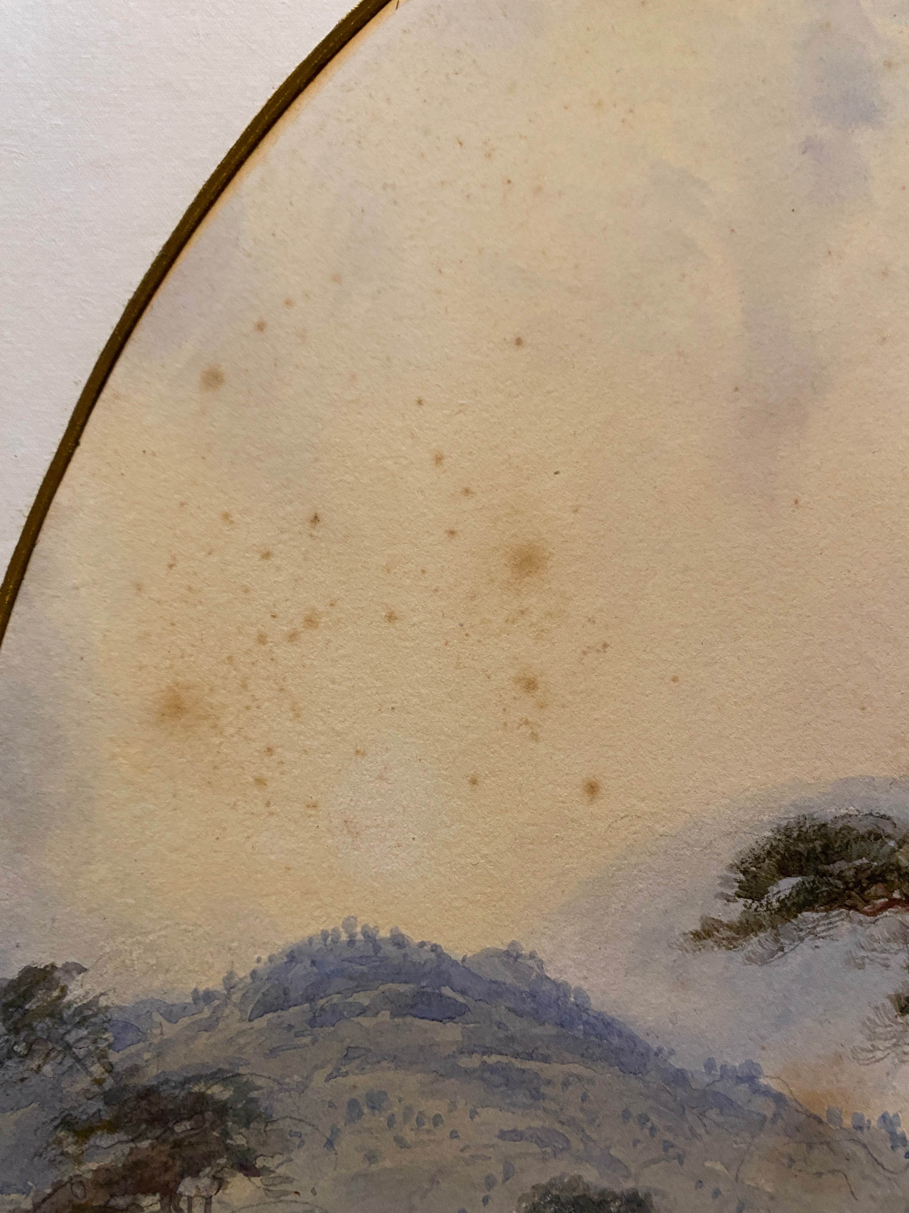 Watercolor paintings "Lucustrene Landscape" Edwin Earp (1851-1945)