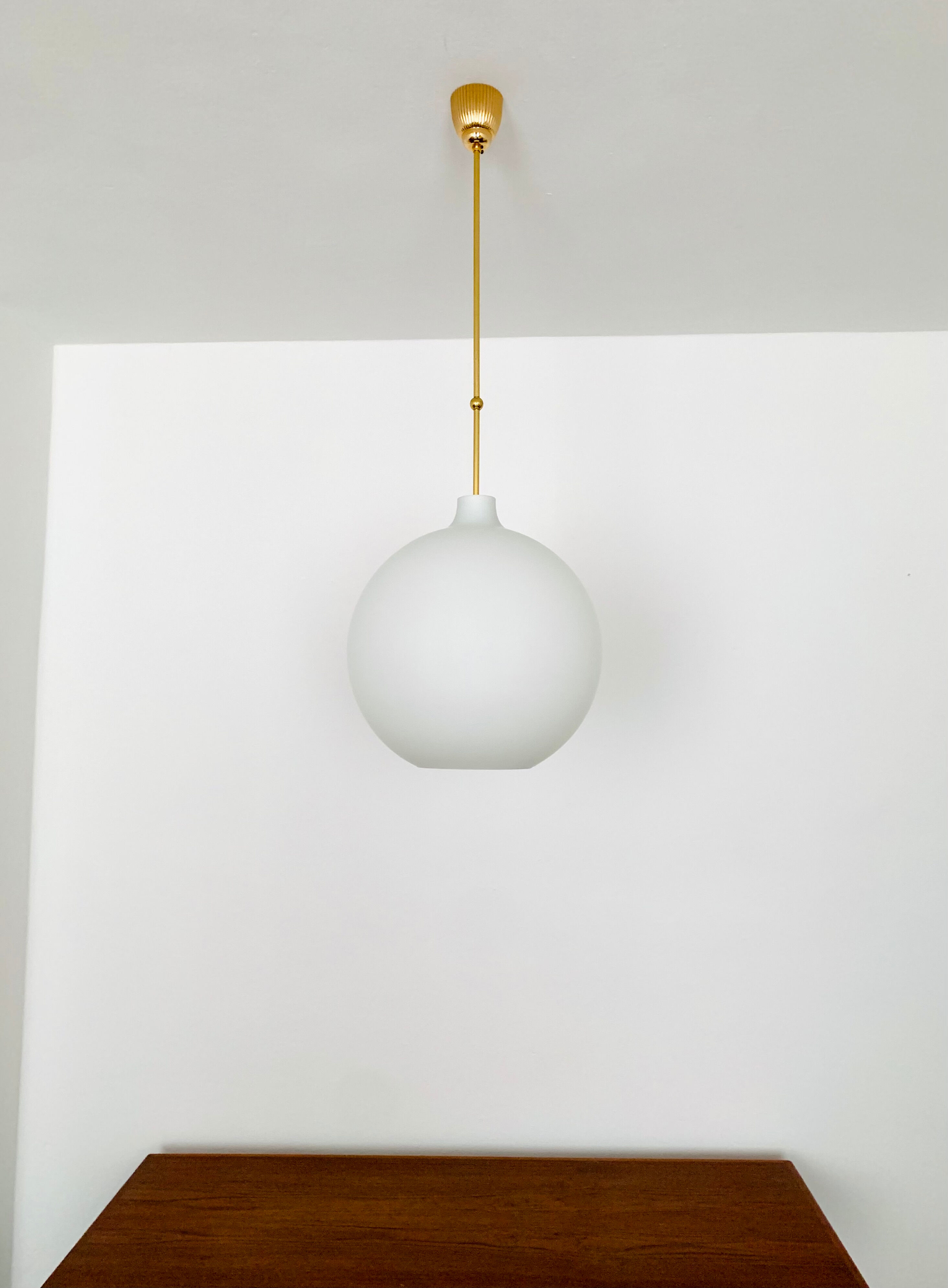 Large opaline lamp by Aloys Gangkofner for Peill and Putzler