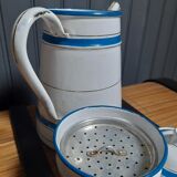 Old enameled coffee pot