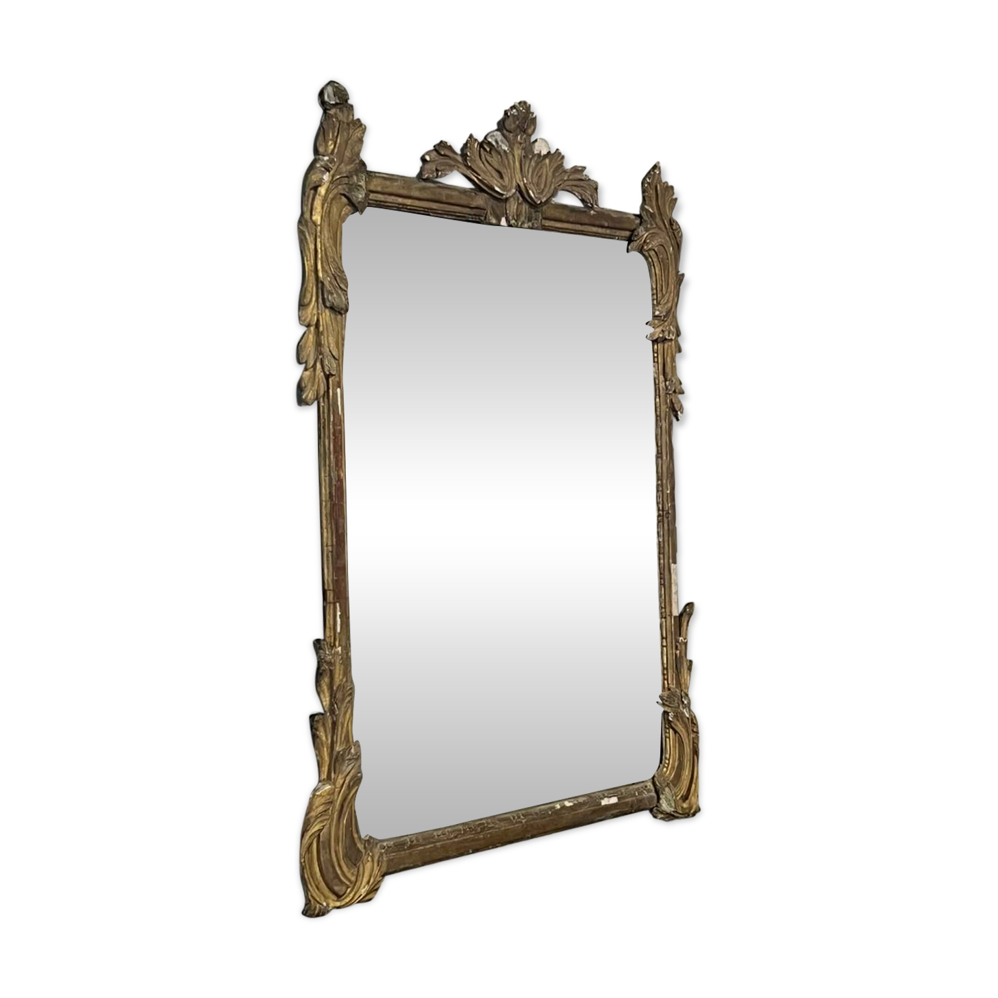 Eighteenth-century trumeau mirror