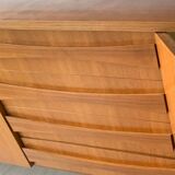 Vintage Scandinavian sideboard in blonde teak