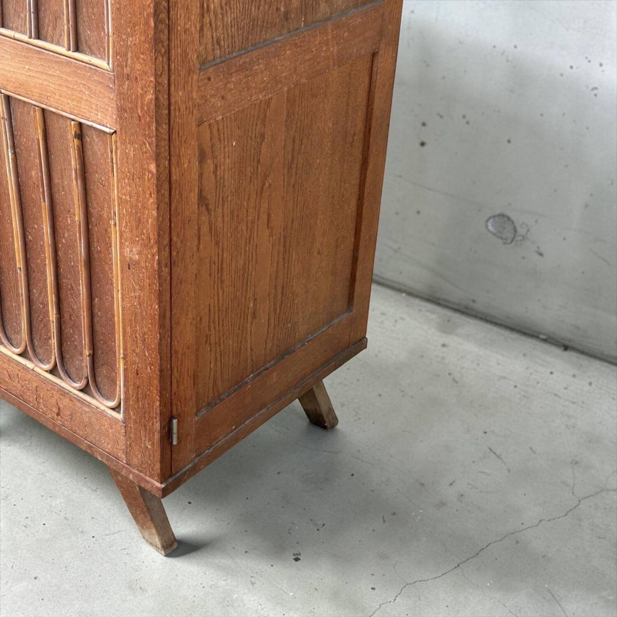 René Gabriel rare wardrobe from 1945-50, furniture from the reconstruction period.