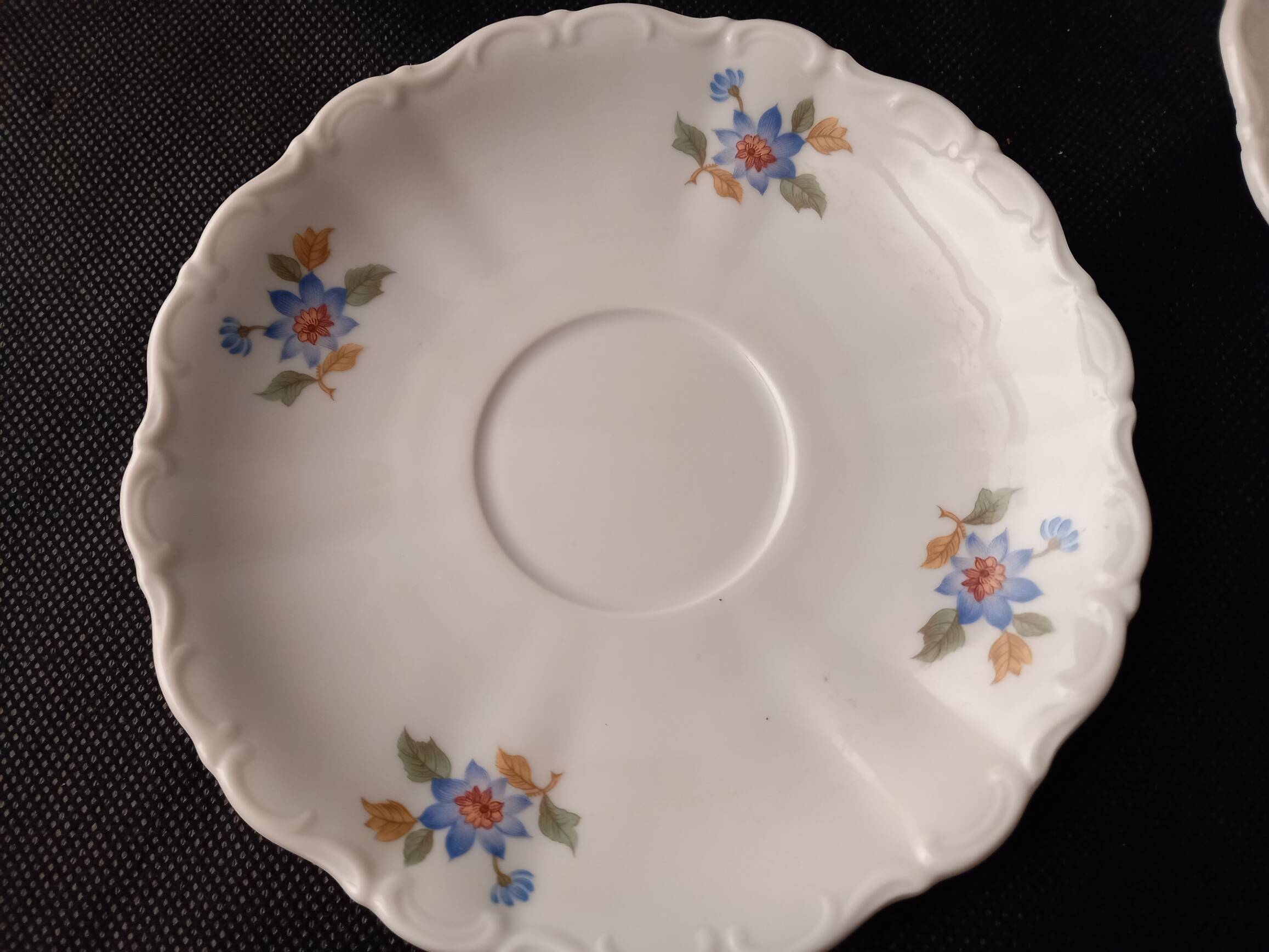 Duo of german porcelain cups lehmann weiden (bavaria)