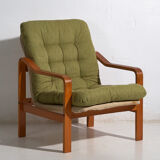 Vintage olive green armchair (c.1950) #80