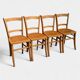 4 chaises bistrot vintage Luterma 1940
