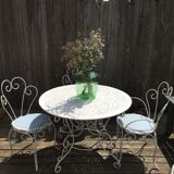 Belle Epoque wrought iron lounge