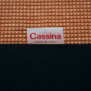 Cassina Portovenere Vico Magistretti wingback peach salmon  sofa Maralunga
