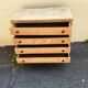 Very pretty stripped and sanded vintage chest of drawers with 4 drawers from the 1960s-1970s.
