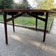 Table de repas ronde en palissandre par H. Henning pour B. Hansen 4/8 pers.