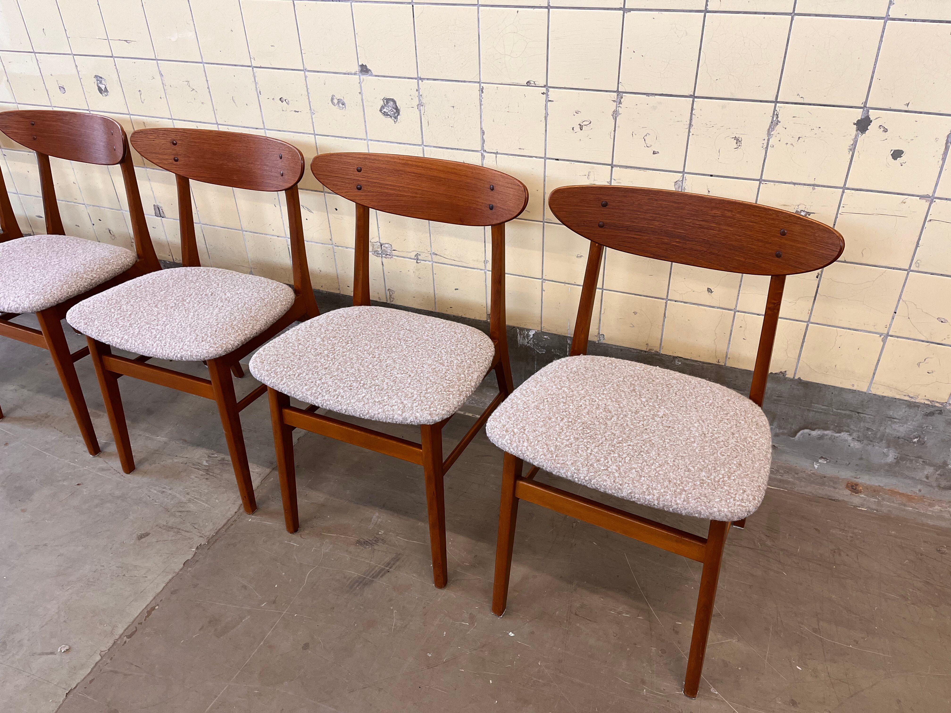 Set of six dining chairs model 210 by Farstrup