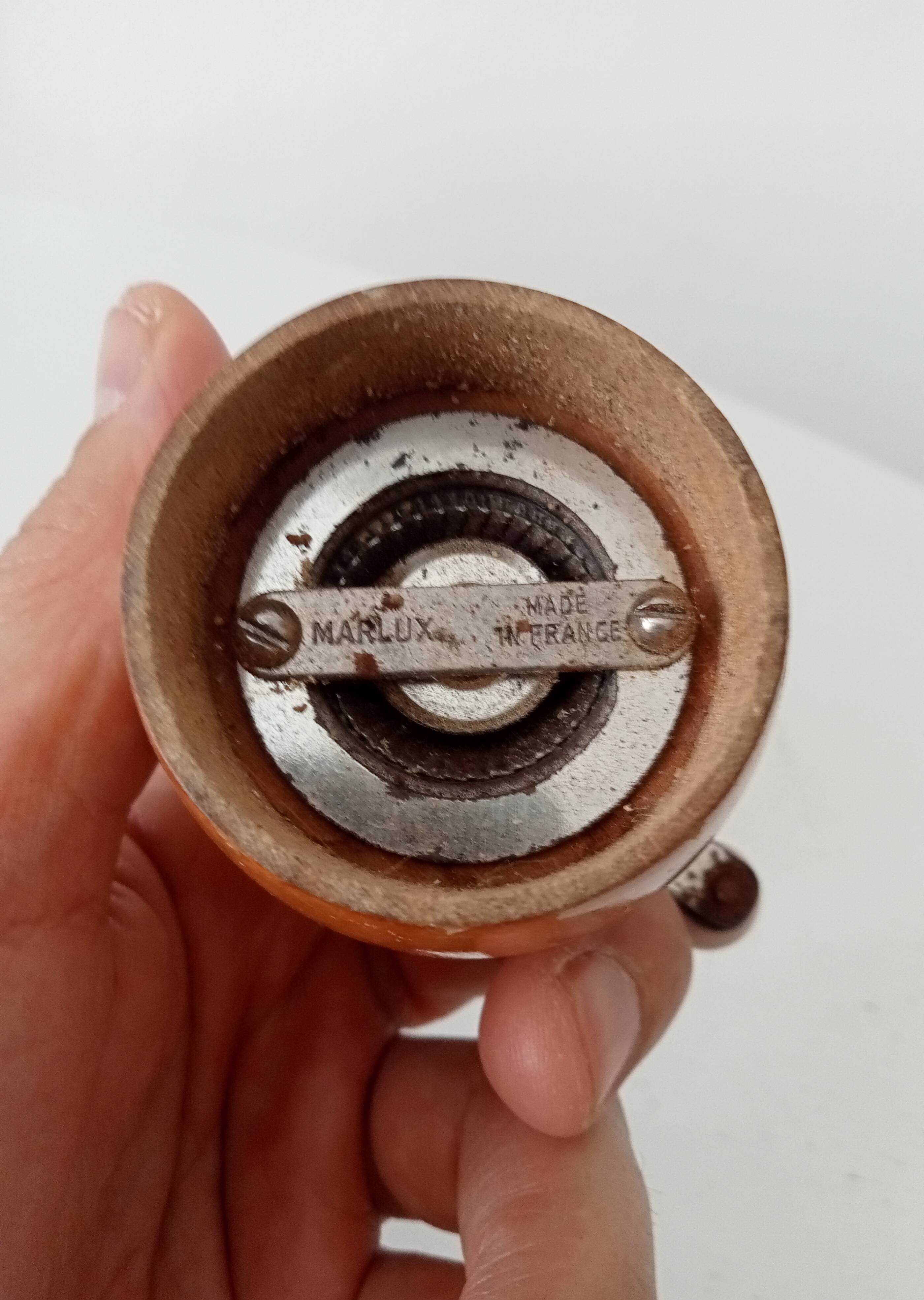 Vintage Marlux pepper mill pair for decoration.