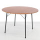 Round teak dining table by Arne Jacobsen model 3600 by Fritz Hansen for Pastoe