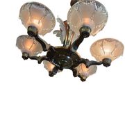 Ezan Art Deco 6-light chandelier