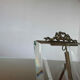 Napoleon III photo frame in brass and beveled glass