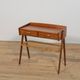 Mid Century Teak and Rattan Console Table by Søren Rasmussen, United Knigdo