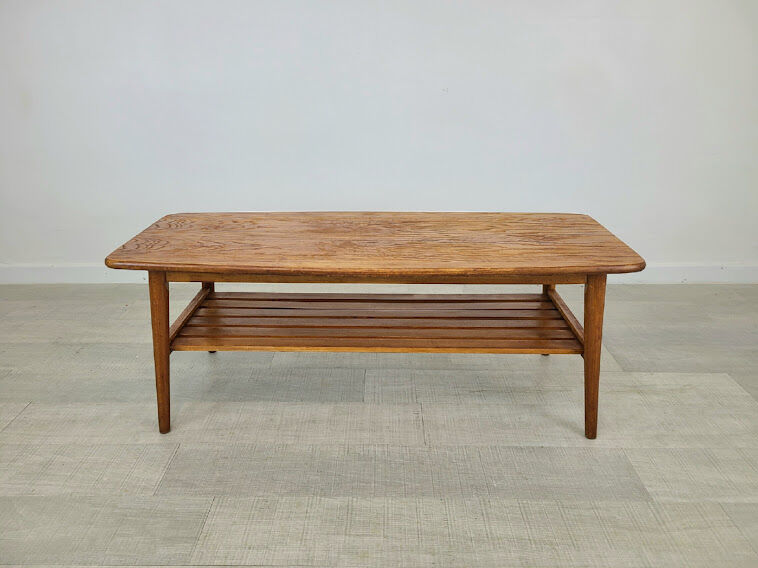 Table basse vintage design scandinave 1950