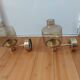 Pair of 60'S brass wall lamps, Hans Agne Jakobsson, model V212A