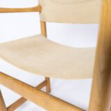 Ensemble de six chaises pliantes modèle J102 conçues par Ditte & Adrian Heath pour meubles FDB, années 1970