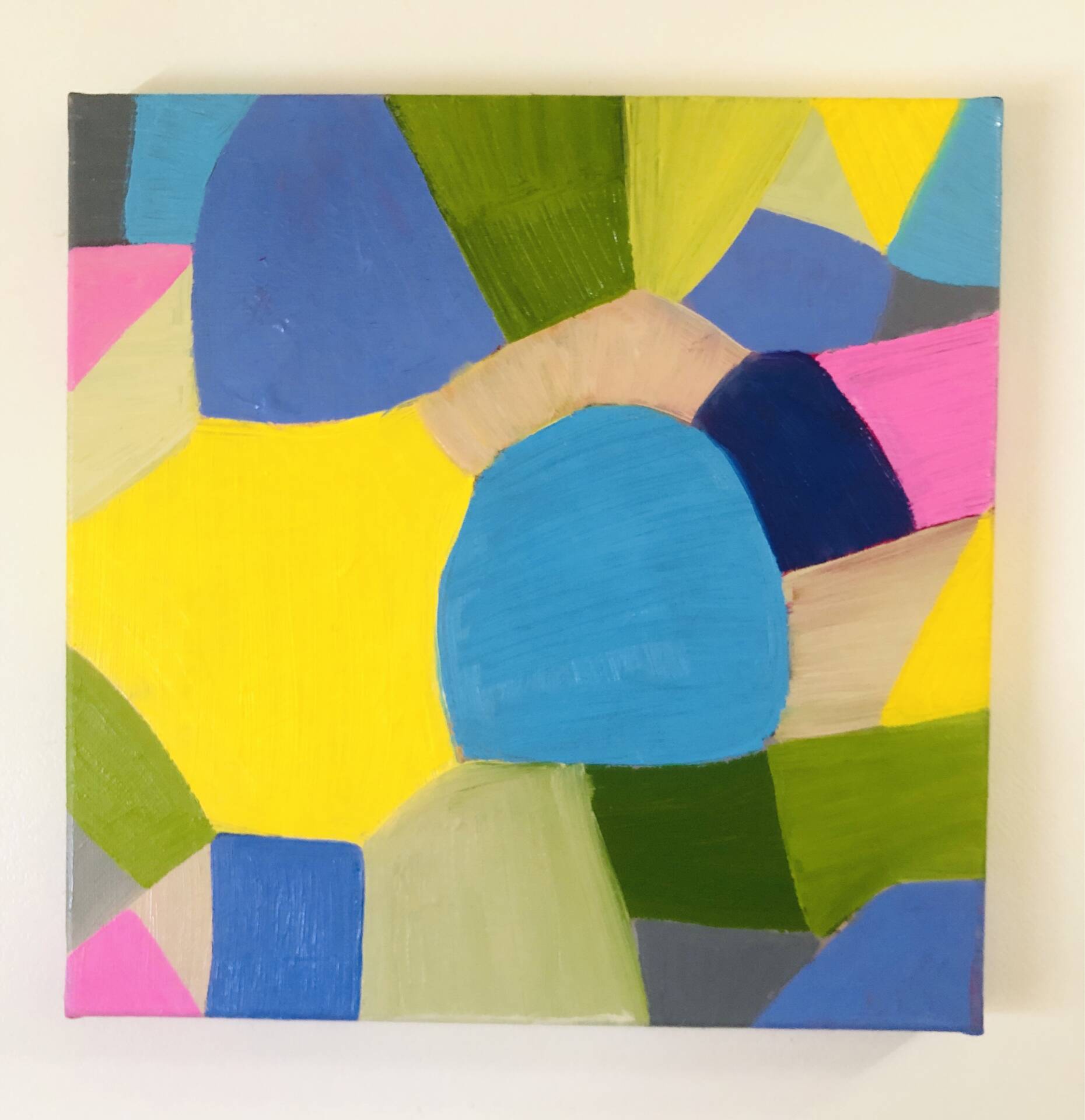 Tableau Huile Abstrait