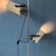 Cream taupe 70s vintage Philips space age floor lamp