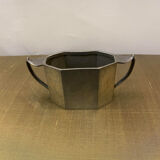 Art deco tea and coffee set in silver plated copper pewter craftsmen