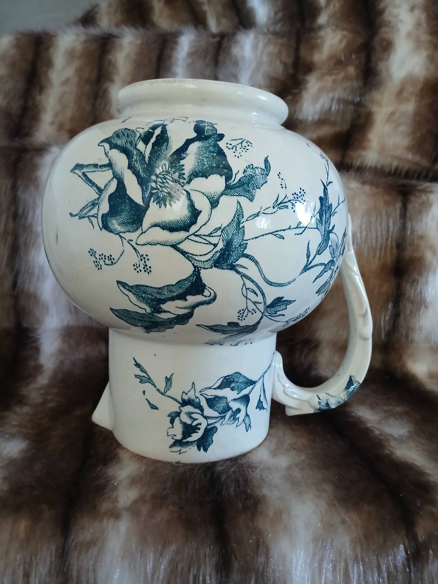 Antique pitcher in ironstone