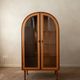 Mid Century Arched Display Cabinet by Brinkmann, 1980s