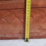 Art deco style terracotta planter, 50 cm