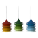 Colourful Trio of Vintage IKEA Lamps by Bent Boysen