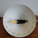 Vintage bedside lamp red 1950