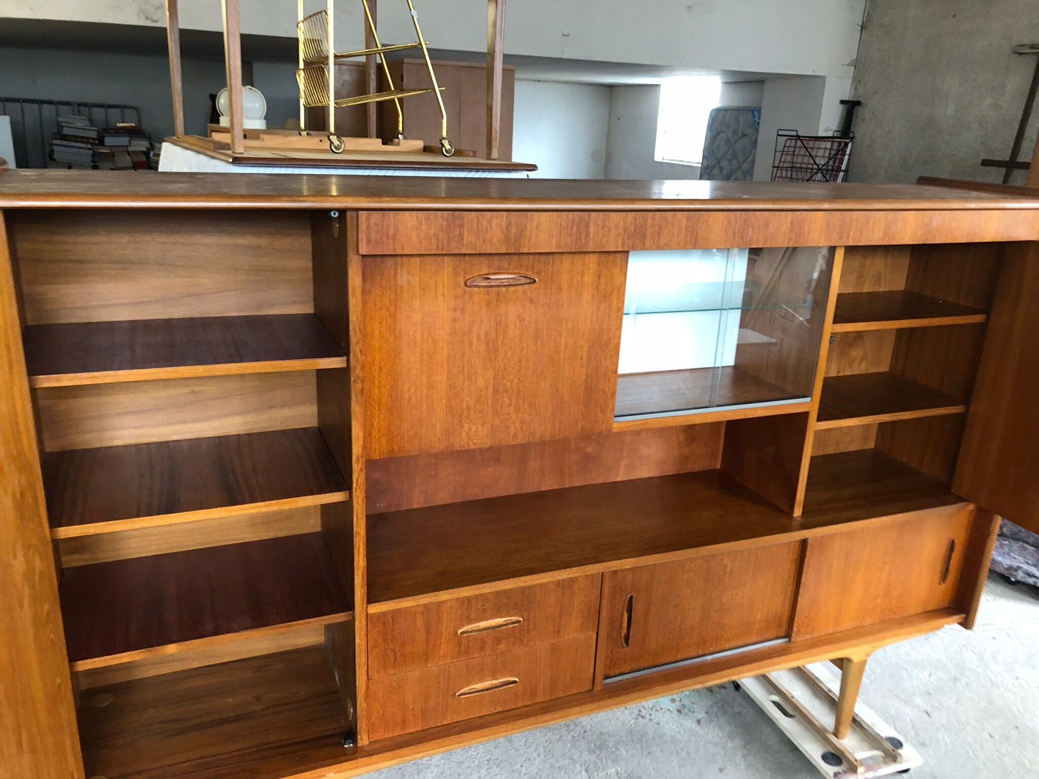 Buffet en teck scandinave