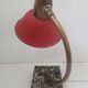 Vintage red desk lamp