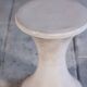 Tabouret Tam Tam blanc par Henri Massonnet pour Stamp, 1970