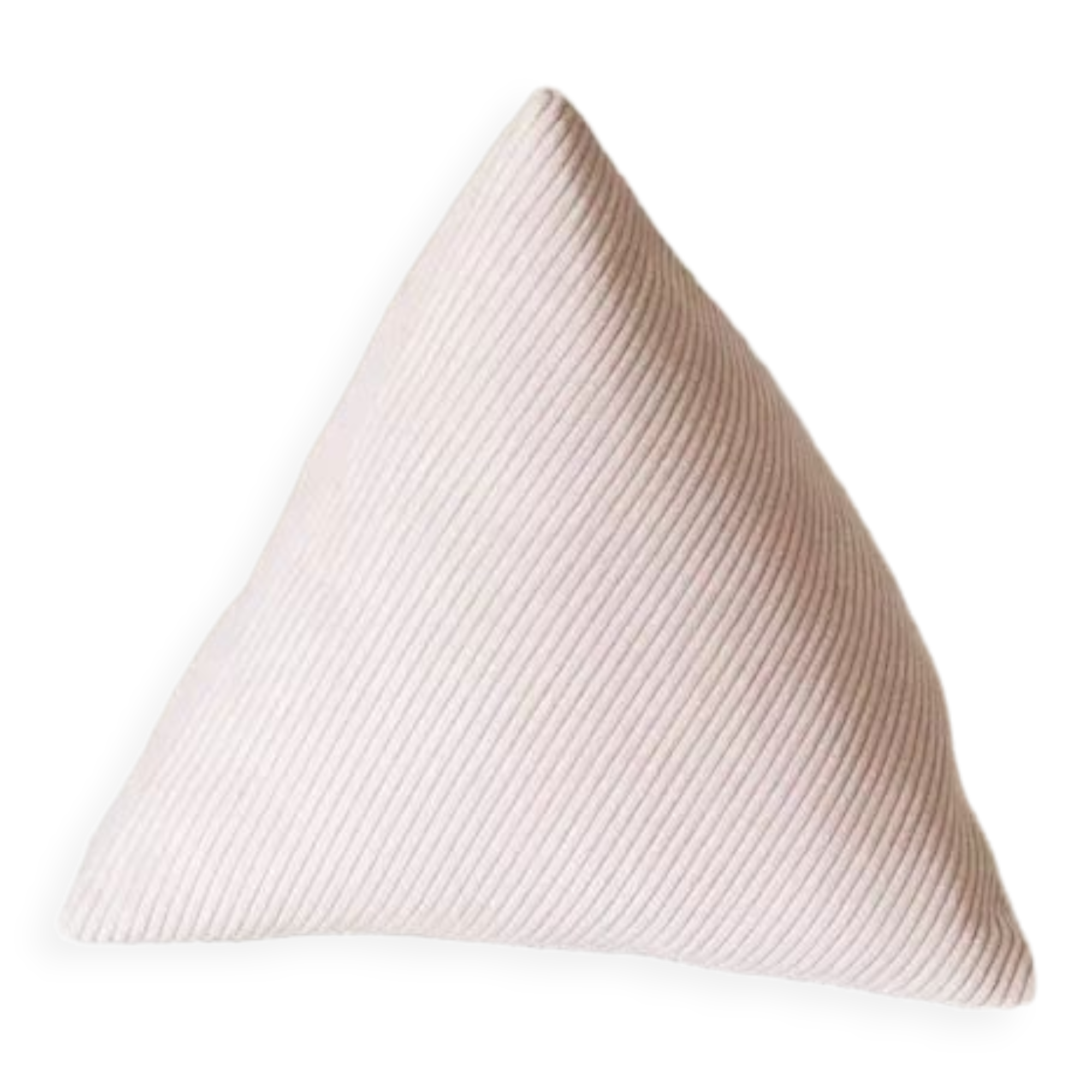 Powder pink berlingot cushion