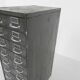 Industrial Steel Chest of Drawers with 20 Drawers