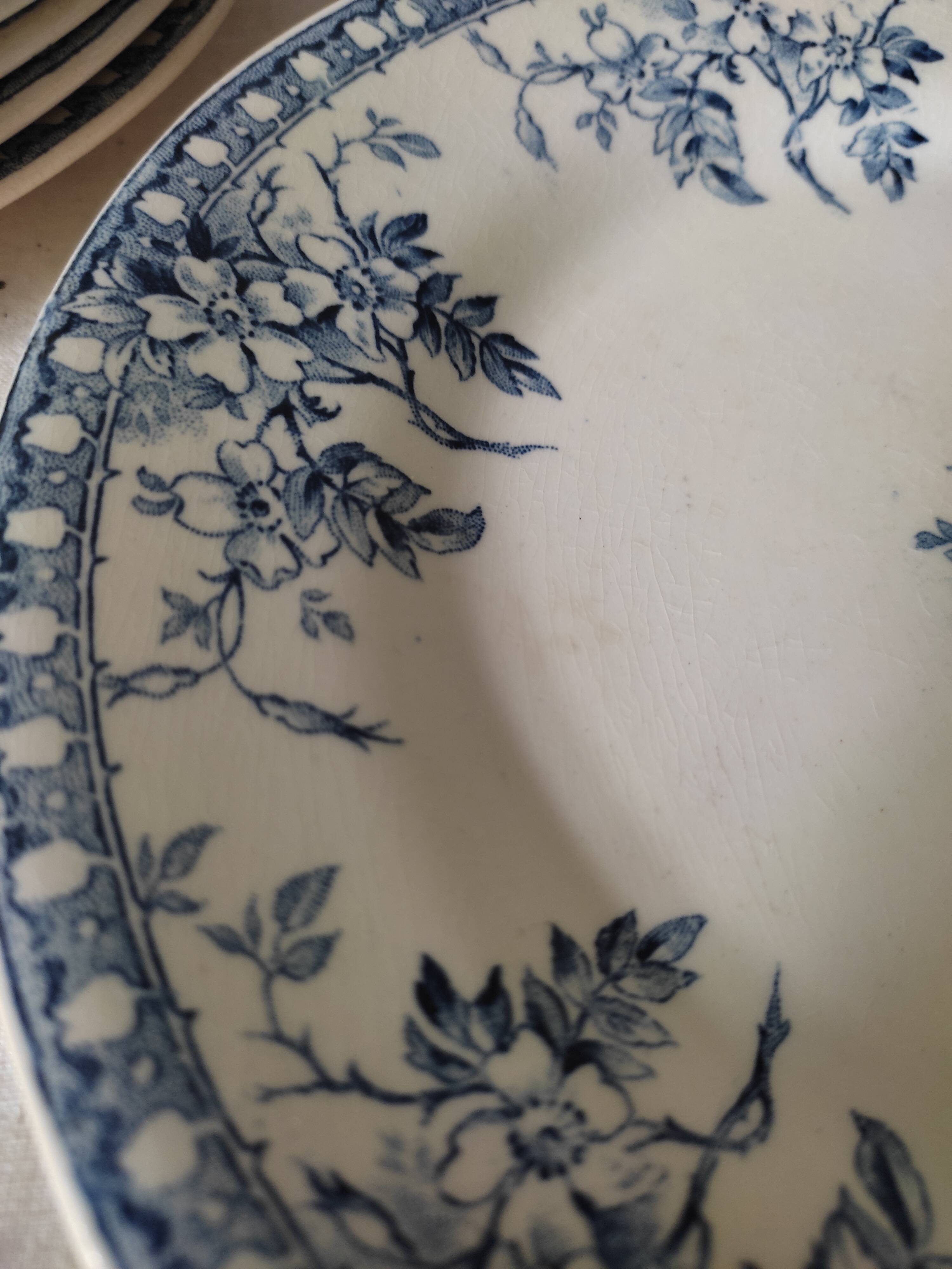 Set of 5 gien plates Terre de Fer