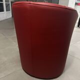 Fauteuil cabriolet+pouf