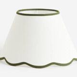 green lampshade detail