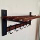 Wall-mounted coat rack