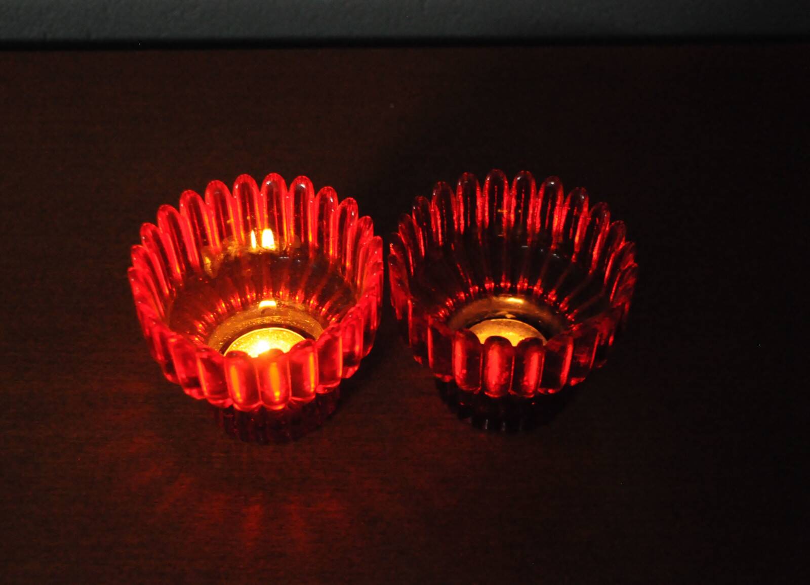 Bougeoirs en Verre "Crown" par Sigvard Bernadotte pour Lindshammar