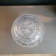 Large round vase in cut crystal