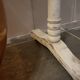 Wooden towel rack