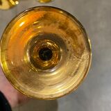 6 Murano champagne flutes