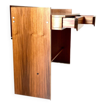 Vintage rosewood desk, MIM Roma, Italy 1970s