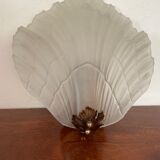 Art deco style shell wall lamp